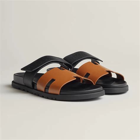 hermes sandali piatti|hermes chypre sandals.